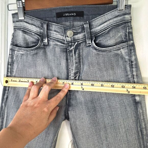 J Brand Faded Gray "Intent" Skinny Jeans Sz 25 - Picture 13 of 14